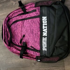 Pink back pack